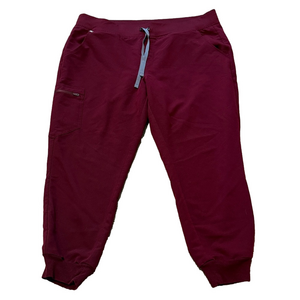 Figs technical collection burgundy scrub joggers Sz XXL/P